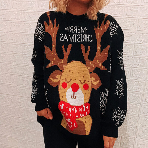 Women's Fashion Christmas Theme Sweater - Image 6