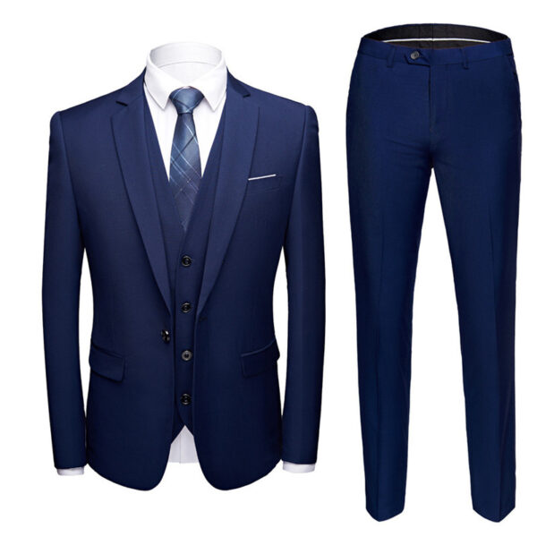 Men s Business Suits Wedding Dress Suit Set - Image 7