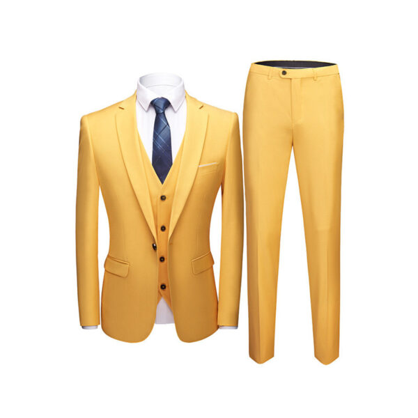 Men s Business Suits Wedding Dress Suit Set - Image 6