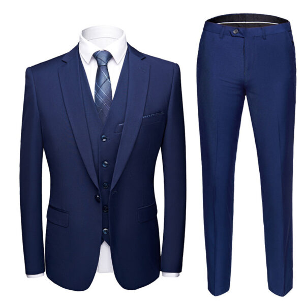 Men s Business Suits Wedding Dress Suit Set - Image 8