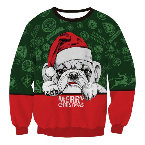 Fashion Round Neck Christmas Sweater - Image 9