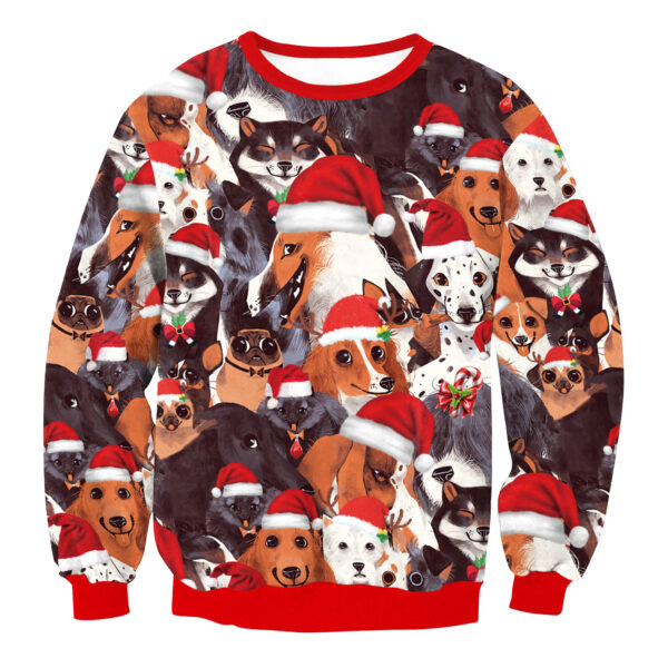 Fashion Round Neck Christmas Sweater - Image 10