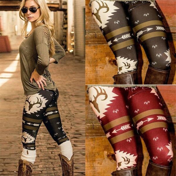 Women's Fashion Personalized Christmas Leggings - Image 10