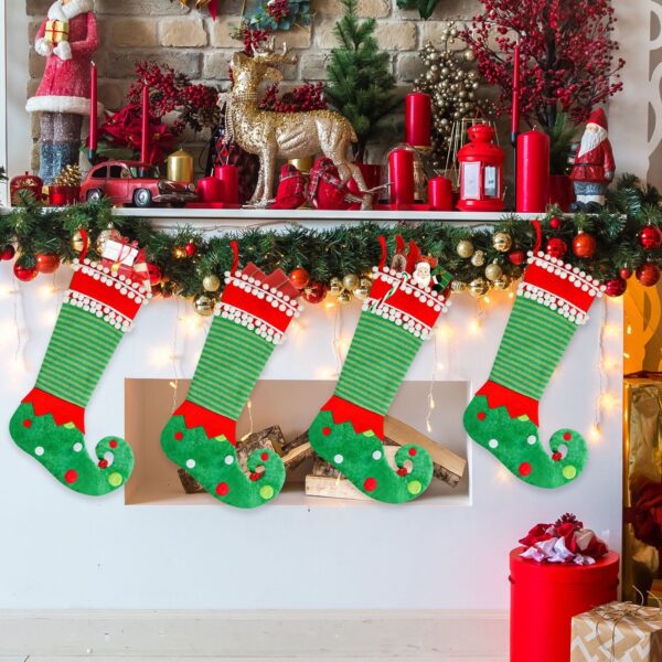 Fashion Simple Christmas Stockings Christmas Elf Decoration - Image 5