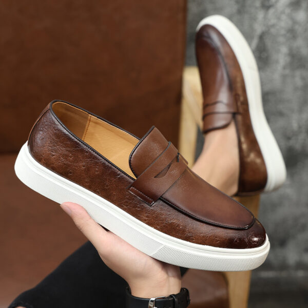 Breathable British Style Loafers Men - Image 5