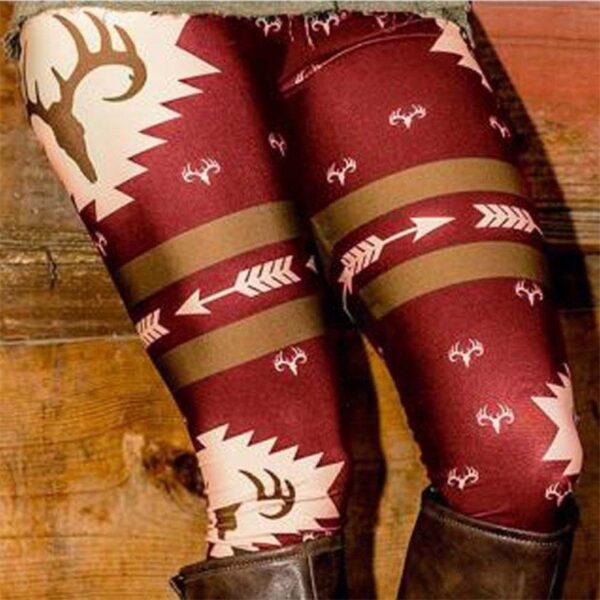 Women's Fashion Personalized Christmas Leggings - Image 5