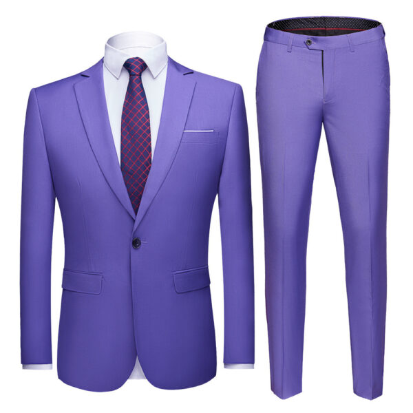 Men s Business Suits Wedding Dress Suit Set - Image 10