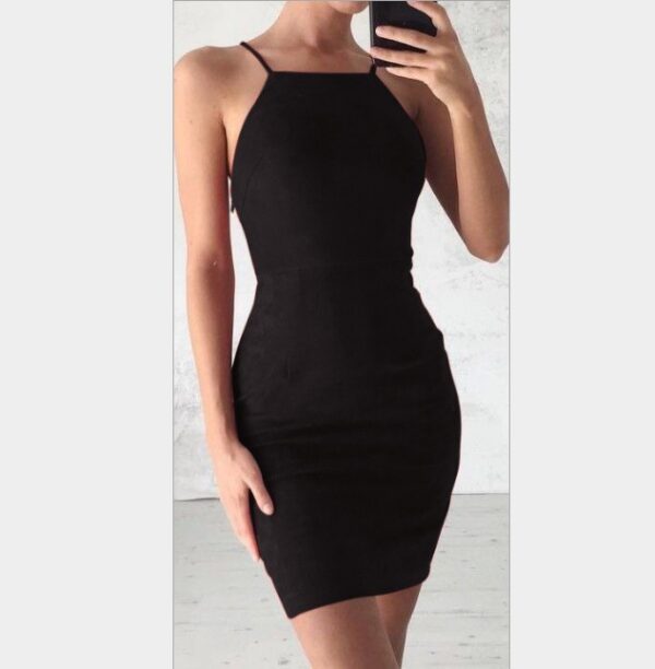 Sexy strap dress Womens Party Club Sling Dress - Image 2