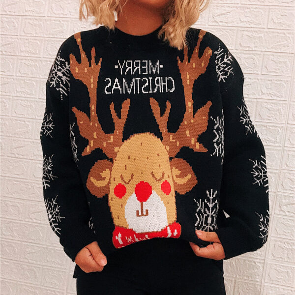 Women's Fashion Christmas Theme Sweater - Image 2