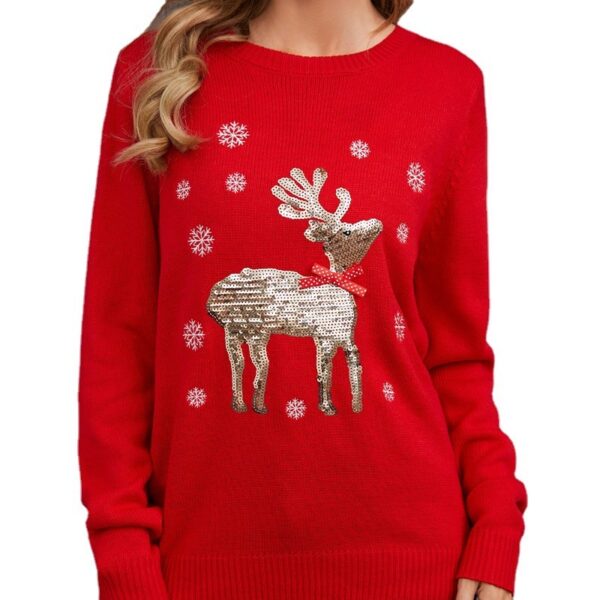 Women's Christmas Pullover Fashion Knitwear - Image 5