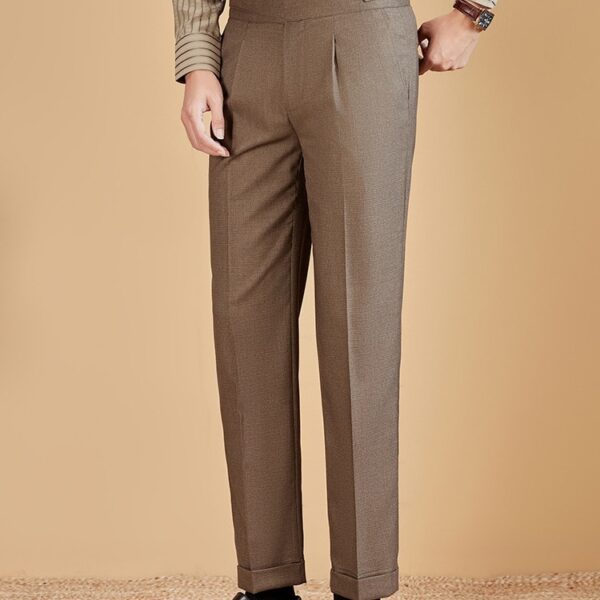 Men's Casual Straight-leg Suit Pants - Image 3