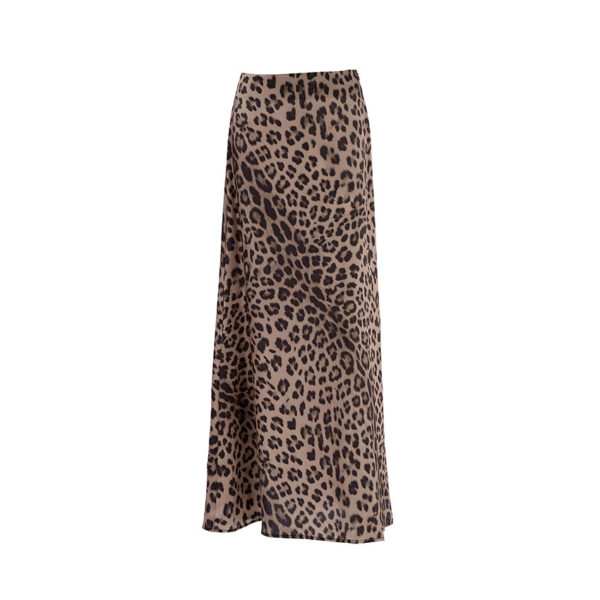 Leopard Print Dress Fashion Mermaid Skirt Womens Clothing - Image 7