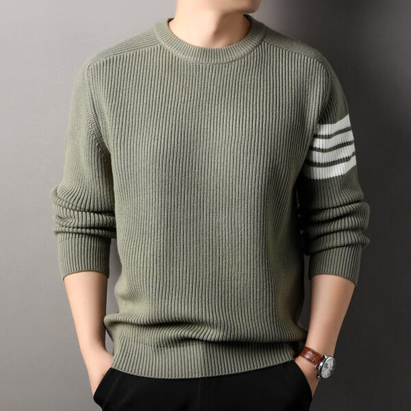 Loose-fitting Pullover Round-neck Men's Bottoming Shirt - Image 4